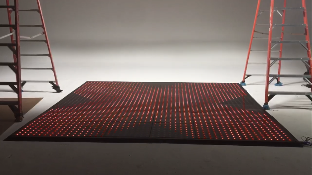 Black Led Dance Floors Rental Long Island