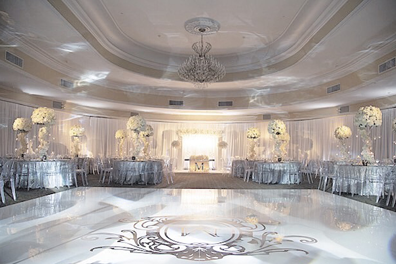 Dance Floor With Monogram Long Island