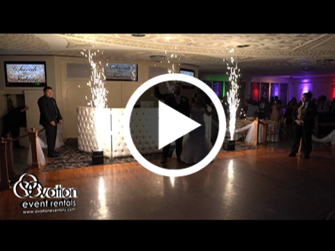 Indoor Fireworks Rental by Ovation Event Rentals