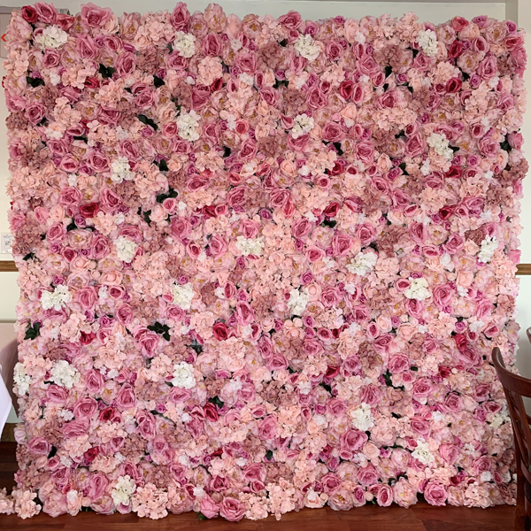 Pink Flower Wall New York City 2