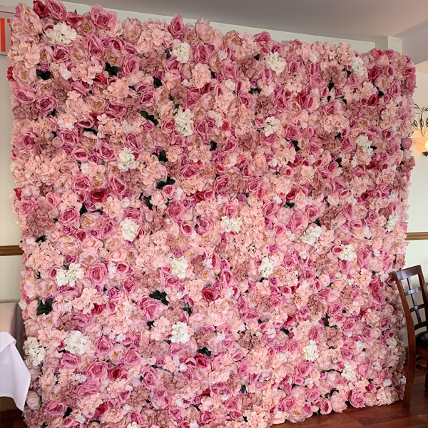 Pink Flower Wall Nyc