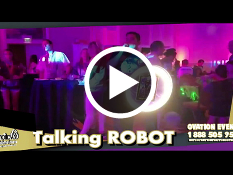 Robot Photo Booth Rentals by Ovation Event Rentals